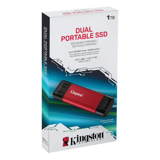 Флаш памет Kingston Dual USB-A/C Portable SSD 1TB