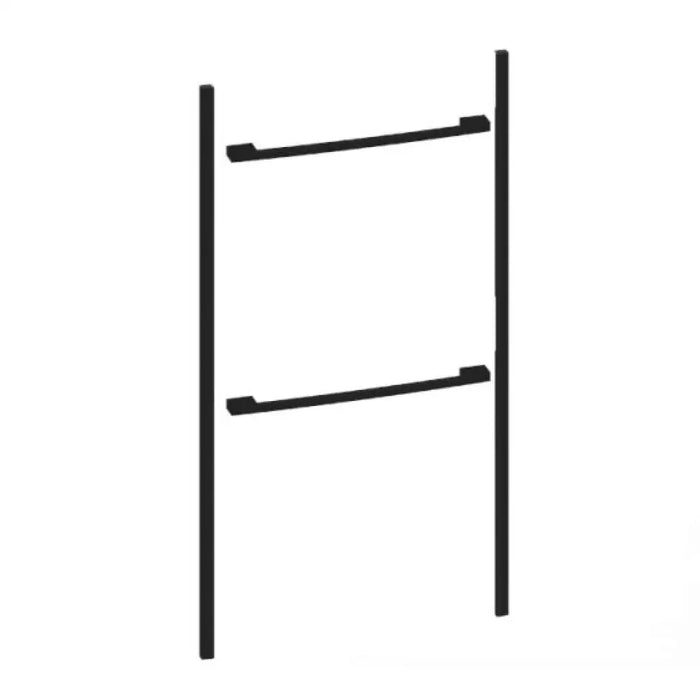 Flex Design Kit for Seamless Combination 105 cm Deep black