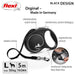 Flexi Black Design L 5 m Прибиращ се повод за кучета
