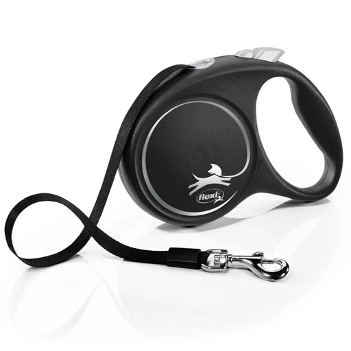 Flexi Black Design L 5 m Прибиращ се повод за кучета