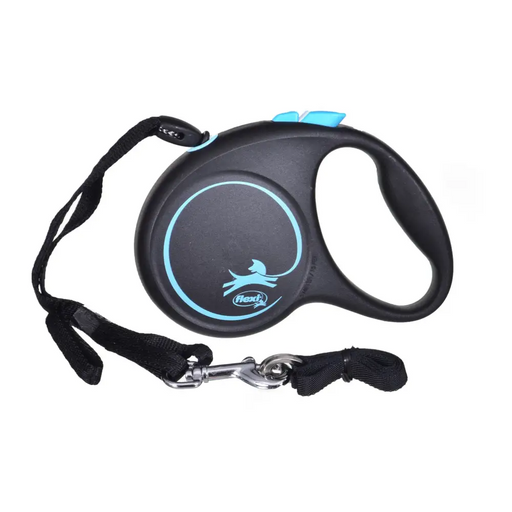 Flexi Black Design S 5 m прибиращ се повод за кучета