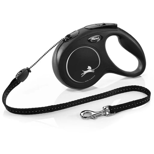 Flexi New CLASSIC 5 м Black Dog Прибиращ се повод