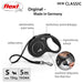 Flexi New CLASSIC 5 м Black Dog Прибиращ се повод