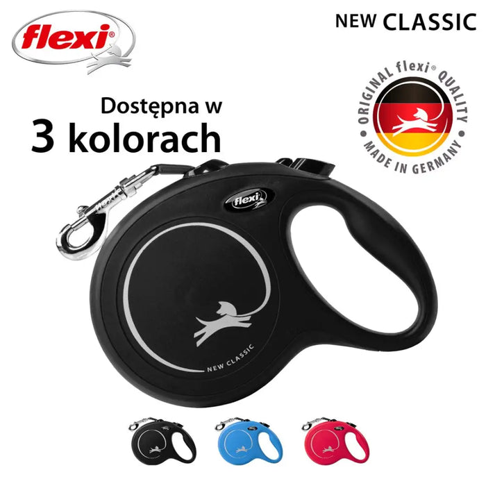 Flexi New Classic Dog Retractable повод 5м