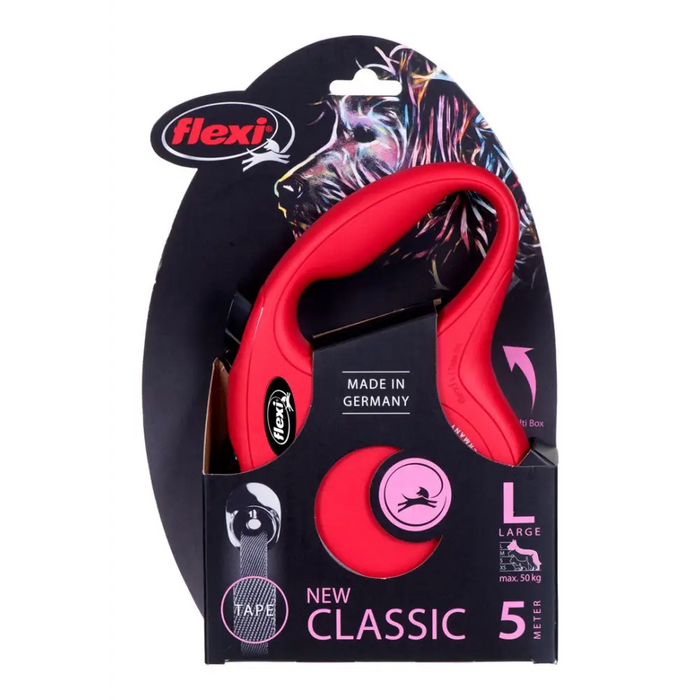 Flexi New Classic Dog Retractable повод 5м