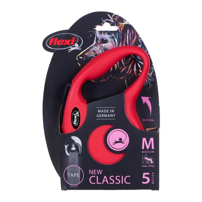 Flexi New Classic Dog Retractable повод 5м
