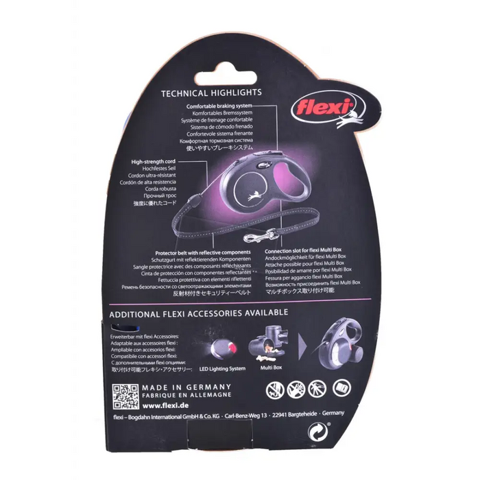 Flexi New Classic S 8 м прибиращ се повод за кучета