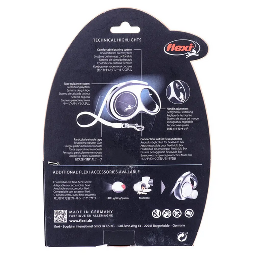 Flexi New Comfort L 8 м прибиращ се повод за кучета
