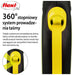 Flexi New NEON 5 м Черен Жълт Прибиращ се повод за кучета