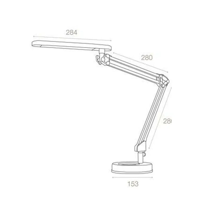 Flexo / Настолна лампа Archivo 2000 Led4Stars Сребрист