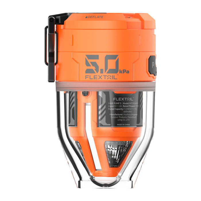 Преносима помпа Flextail Max Pump 3 (оранжева)