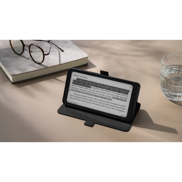 Flip-Fold Cover Case Onyx Palma Dark Grey