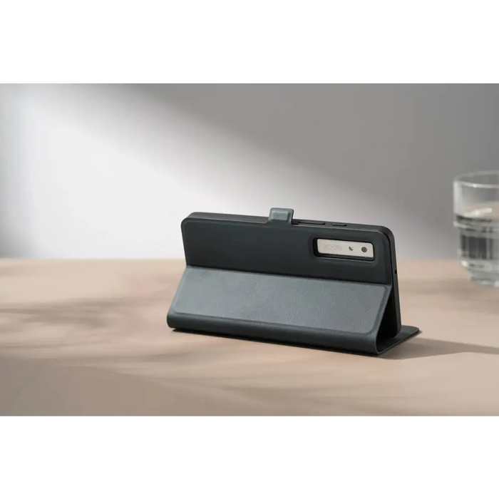 Flip-Fold Cover Case Onyx Palma Dark Grey
