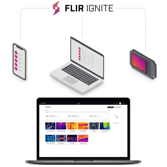 FLIR C3-X термовизионна камера Черен 1800 mAh Ванадиев
