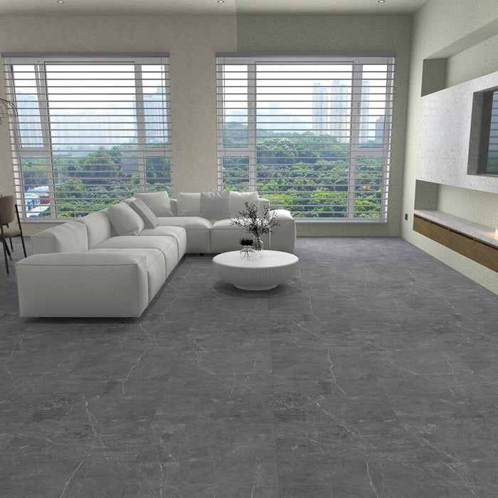 SPC ПОДОВА НАСТИЛКА FLOOR DESIGN СИВ МРАМОР