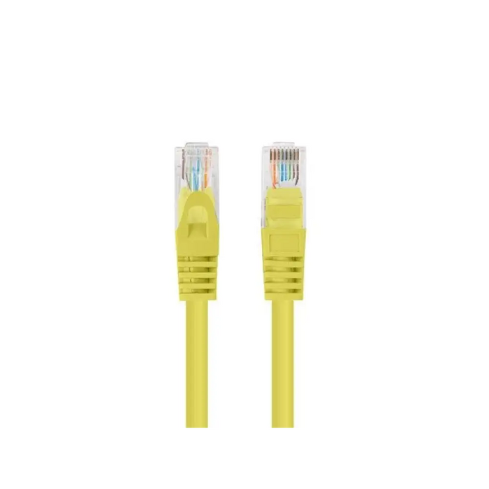 Fluke Passed Lanberg patchcord cat.6 UTP 1 m жълт 10-опаков