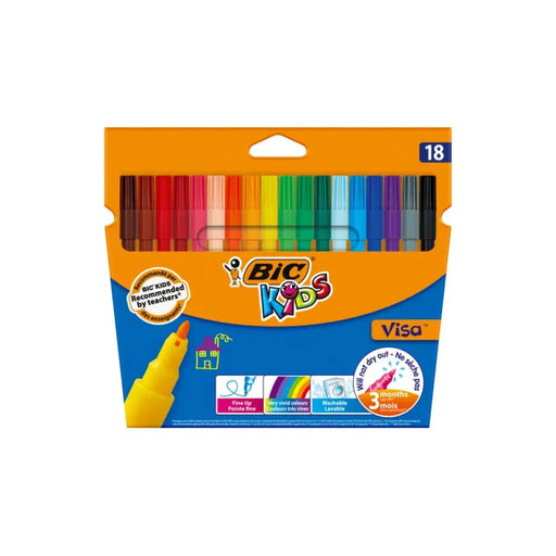 ФЛУМАСТЕРИ VISA 18бр. BIC