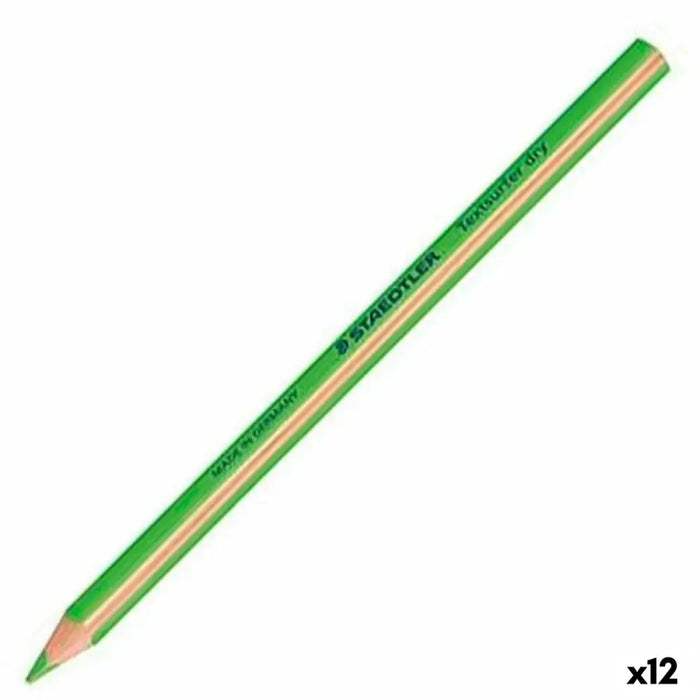Флуоресцентен Маркер Staedtler Textsurfer Dry Зелен (12