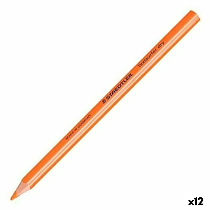 Флуоресцентен Маркер Staedtler Молив Оранжев (12 броя)