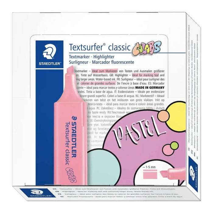 Флуоресцентен Маркер Staedtler Textsurfer Classic Розов (10