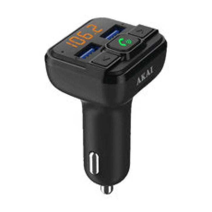 FM трансмитер AKAI FMT-52BT USB СЛОТ ЗА КАРТА С ПАМЕТ