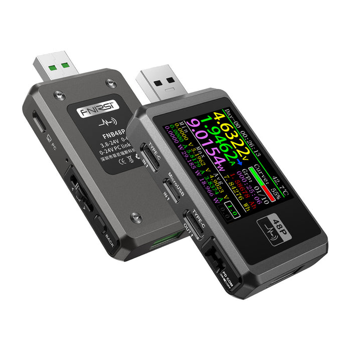 FNIRSI FNB48P USB тестер за портове, черен