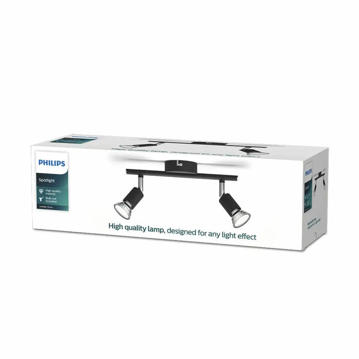 Фокус Philips limbali Черен GU10 (2 броя)