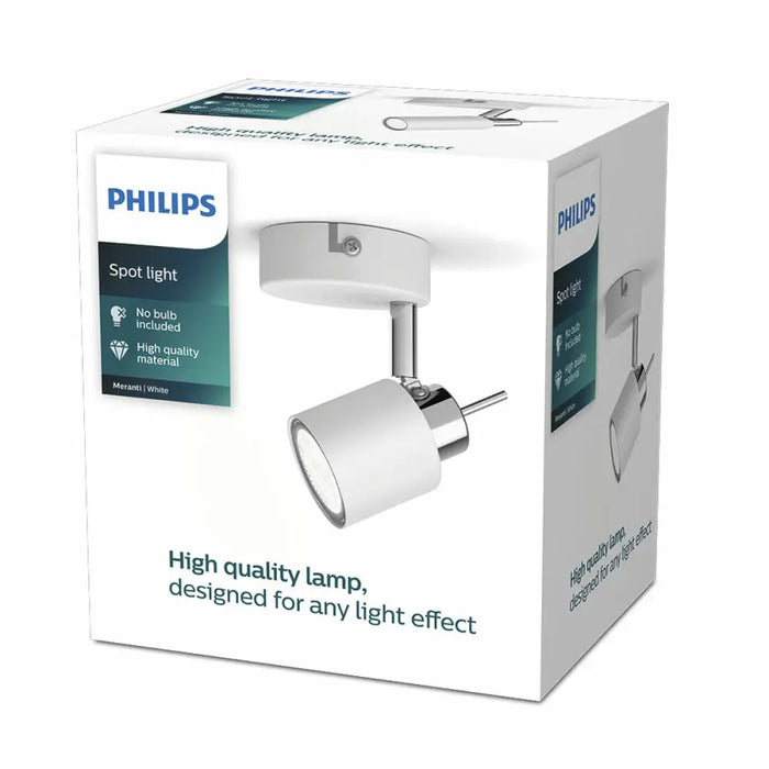 Фокус Philips meranti Бял GU10 8 x 15,5 x 8 cm