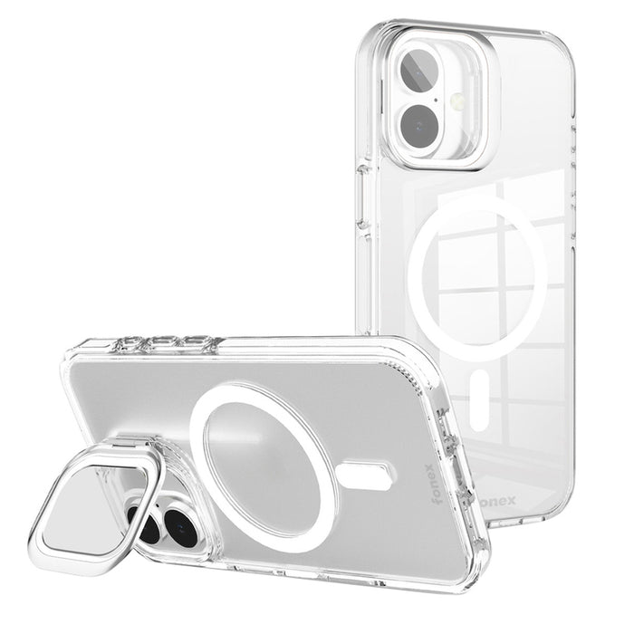 КАЛЪФ FONEX HARD IPHONE 16 PLUS CLR/WHT
