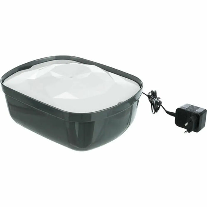 Фонтан за Домашни Любимци Trixie Polygon Бял Сив Силикон