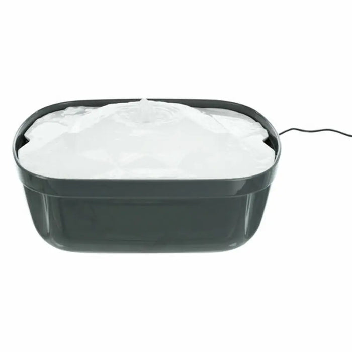 Фонтан за Домашни Любимци Trixie Polygon Бял Сив Силикон