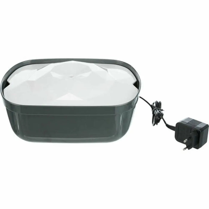 Фонтан за Домашни Любимци Trixie Polygon Бял Сив Силикон