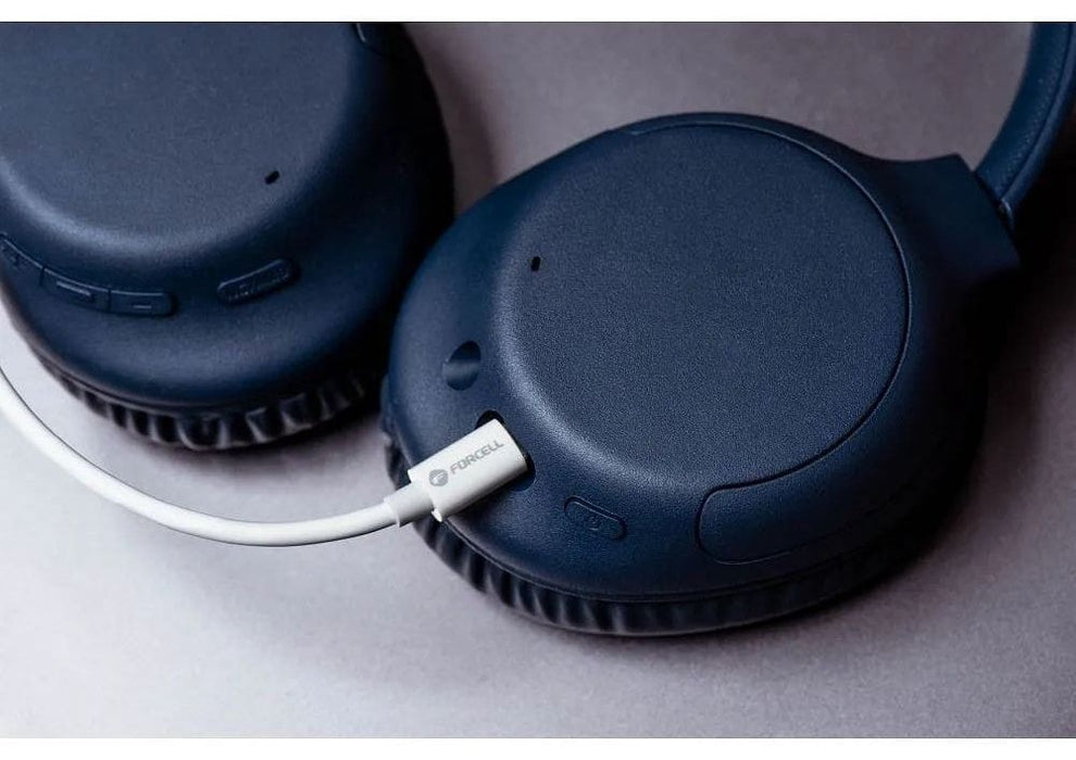 Кабел Forcell - F-Energy C338, USB-C/USB-C, 60W, 2m, бял