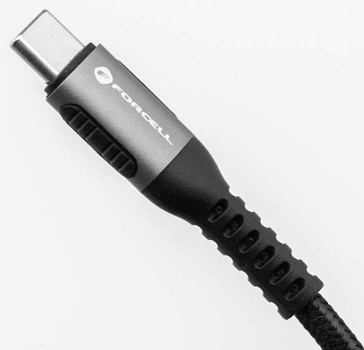Кабел Forcell - F-Energy C263, USB-C/USB-C, 240W, 1.2 m, черен