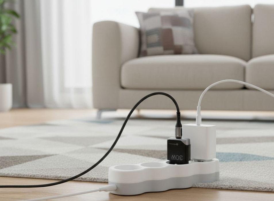 Зарядно устройство Forcell - F-Energy, 30W, GaN III, черно