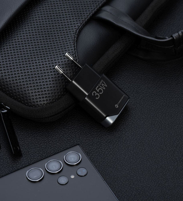 Зарядно устройство Forcell - F-Energy B135101-E, 35W, GaN III, черно