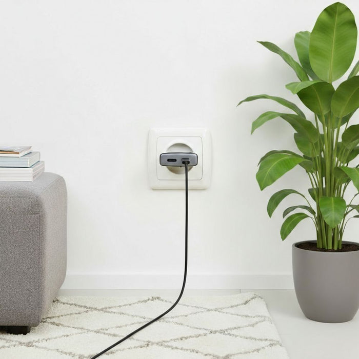 Зарядно устройство Forcell - F-Energy, B245201(2C), 45W, GaN III, черно