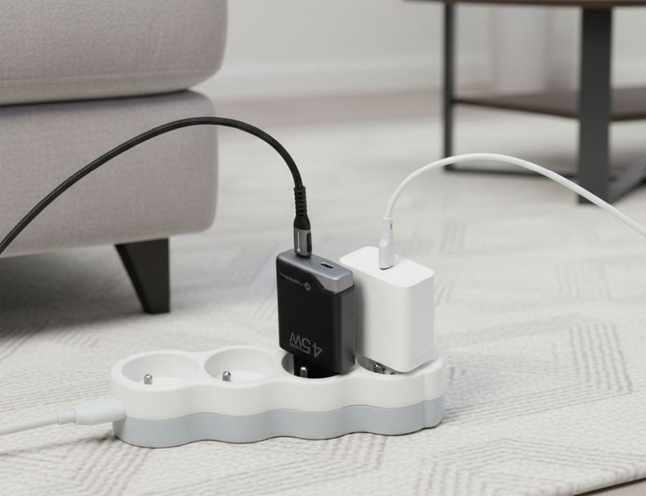 Зарядно устройство Forcell - F-Energy, B245201(2C), 45W, GaN III, черно