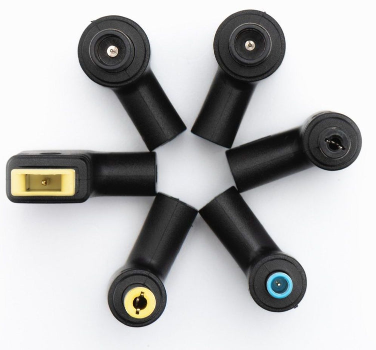 Зарядно устройство Forcell - F-Energy E856, 65W, USB-C, 6 накрайника, черно