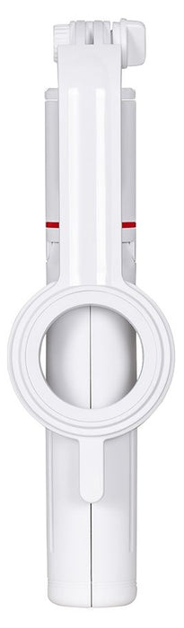 Селфи стик със статив Forcell - F-Grip MagSelfie S100M, Bluetooth, бял