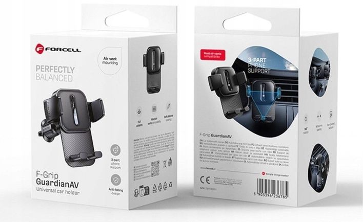 Стойка за кола Forcell - F-Grip GuardianAV, черна