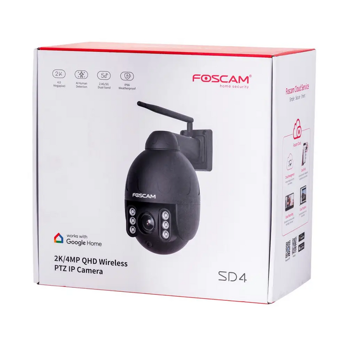 Foscam SD4-WB куполна IP камера за сигурност Външна 2304 x