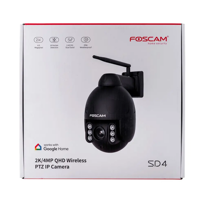 Foscam SD4-WB куполна IP камера за сигурност Външна 2304 x