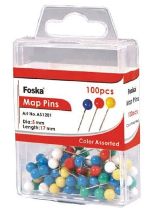 Пинчета за карта Foska - 100 броя