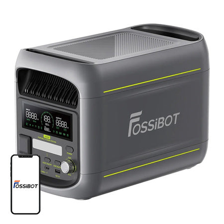 Зарядна станция FOSSIBOT F1800 1800W (сива)
