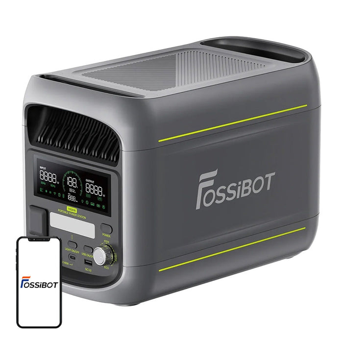 Зарядна станция FOSSIBOT F1800 1800W (сива)