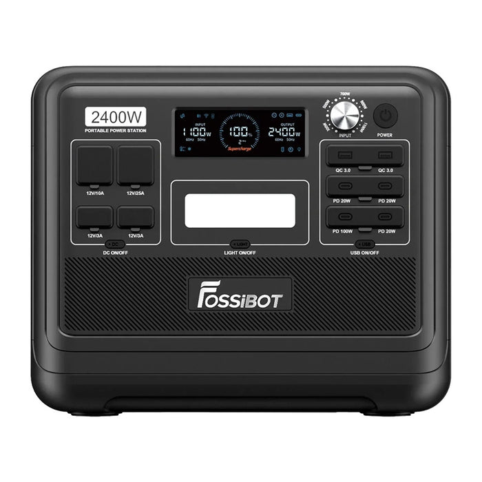 Зарядна станция FOSSIBOT F2400 2400W (черна)