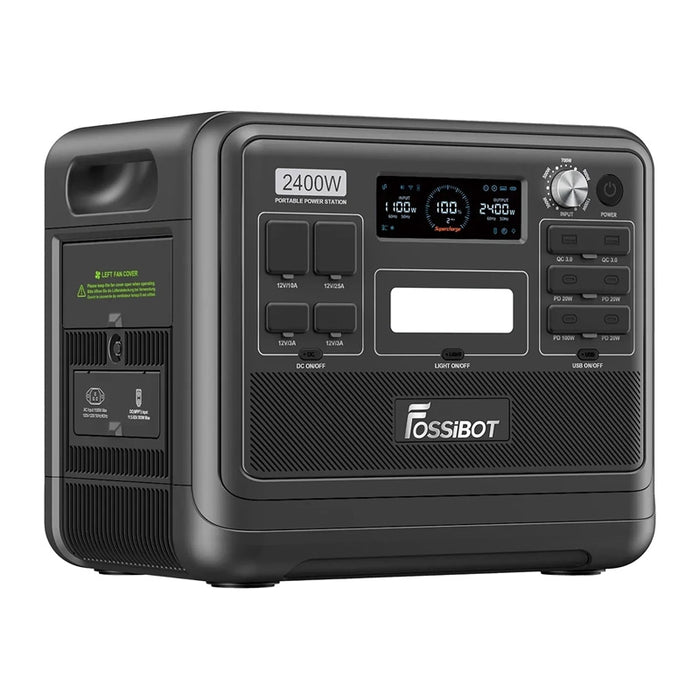 Зарядна станция FOSSIBOT F2400 2400W (черна)