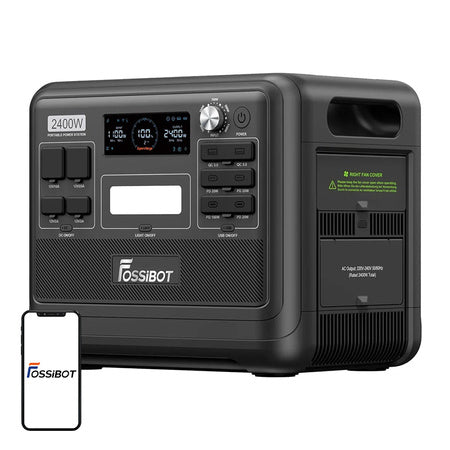 Зарядна станция FOSSIBOT F2400 2400W (черна)