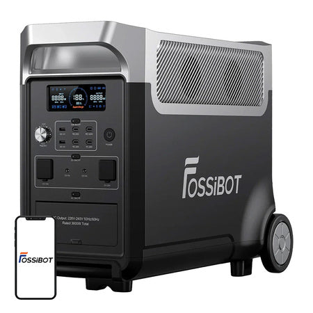Зарядна станция FOSSIBOT F3600 Pro 3600W (черна)